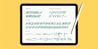 Saeton Markers Font Poster 7