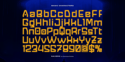 Naxero Font Poster 10