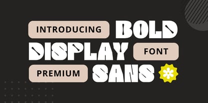 Girthy Display Font Poster 2