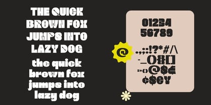Girthy Display Font Poster 5
