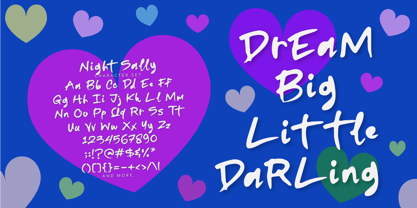 Night Sally Font Poster 5