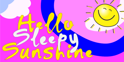 Night Sally Font Poster 2
