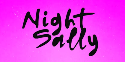 Night Sally Font Poster 1