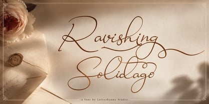 Ravishing Solidago Font Poster 1