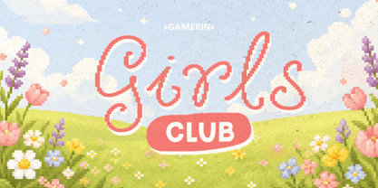 Curly Blush Font Poster 8