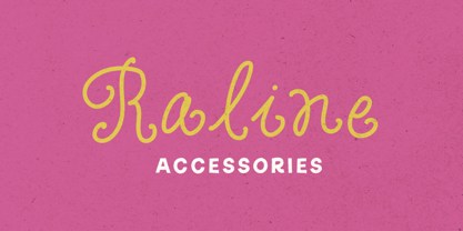 Curly Blush Font Poster 9
