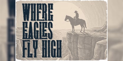 Cholla Springs Font Poster 2