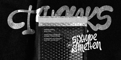 Sx Smelten Font Poster 10