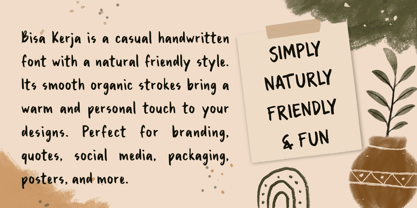 Bisa Kerja Font Poster 2