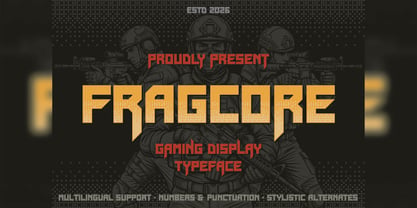 Fragcore Font Poster 1