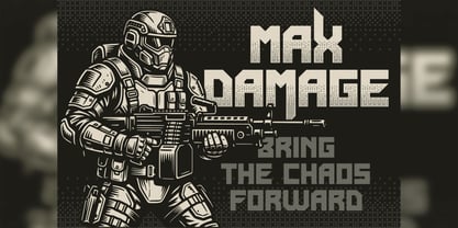 Fragcore Font Poster 6
