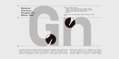 GC Basic Inktrap Monospace Font Poster 5