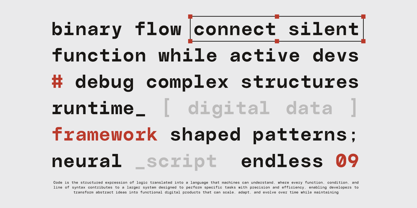 GC Basic Inktrap Monospace Font Poster 11