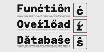 GC Basic Inktrap Monospace Font Poster 13