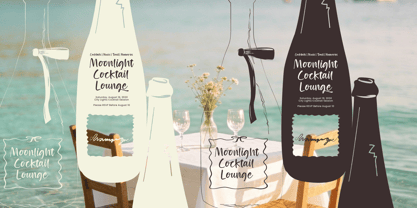 Cocktails Poetry Font Poster 5