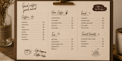 Roastery Handmade Font Poster 5