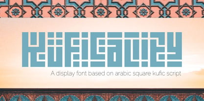 Kuficality Font Poster 2