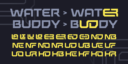 Glander Font Poster 9