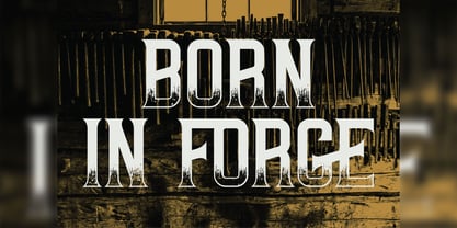 Barnforge Font Poster 2