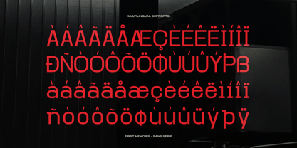 First Memoirs Font Poster 11