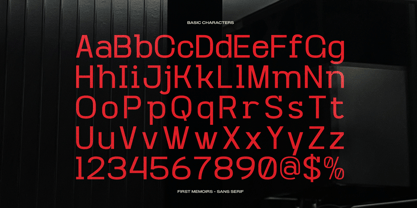 First Memoirs Font Poster 10