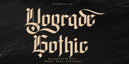 Yograde Font Poster 1
