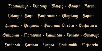 Yograde Font Poster 3