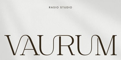 Vaurum Font Poster 1