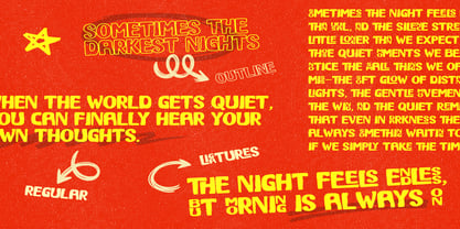 Dribell Scribble Font Poster 11