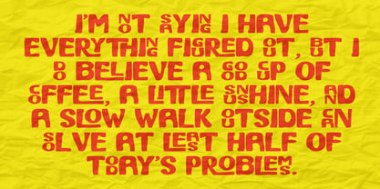 Dribell Scribble Font Poster 2