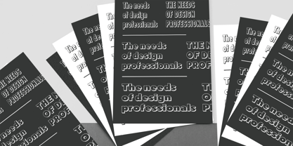 Aukim II Shadow Font Poster 10