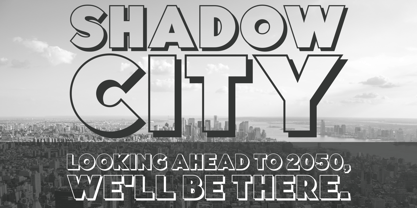 Aukim II Shadow Font Poster 12