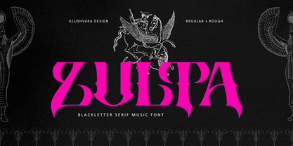 Zulta Music Font Poster 1