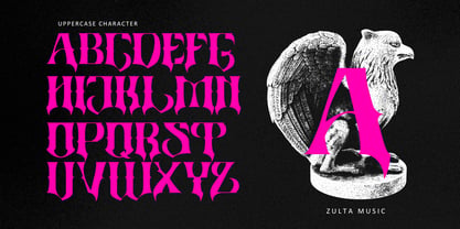 Zulta Music Font Poster 3