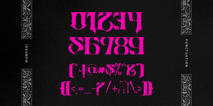 Zulta Music Font Poster 6