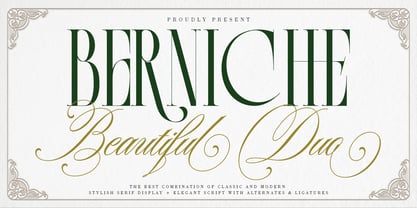 Berniche Font Poster 1