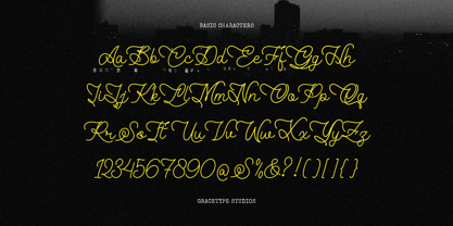 Julethia Font Poster 10