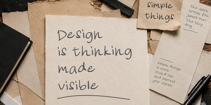 Notevera Font Poster 3