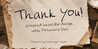 Notevera Font Poster 10