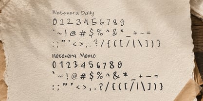 Notevera Font Poster 8