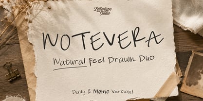 Notevera Font Poster 1