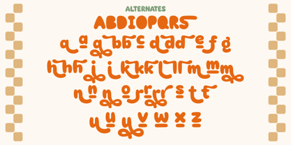 Chocholatte Tiramisu Font Poster 9