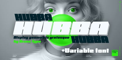 Hubba Font Poster 1