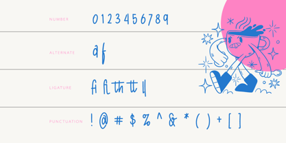 Cozy Handline Font Poster 4