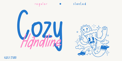 Cozy Handline Font Poster 1