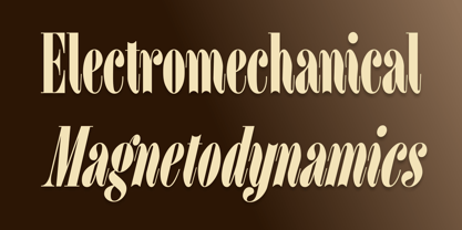 Homage Condensed Font Poster 2