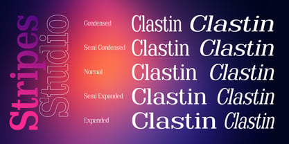 Clastin Font Poster 5