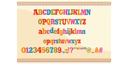 Del Carna Font Poster 3