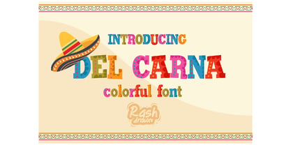 Del Carna Font Poster 1