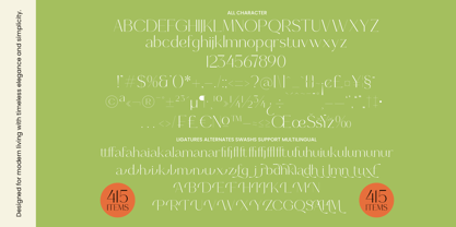 Selario Font Poster 10